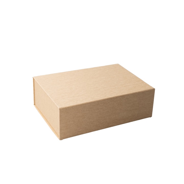 Office 1 Natural doboz, mágneses zárással, összecsukható, 33 x 25 x 12 cm, barna
