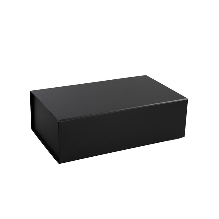 Кутия Office 1 Colorful, с магнитно затваряне, сгъваема, 35 х 20.5 х 11.3 cm, черна