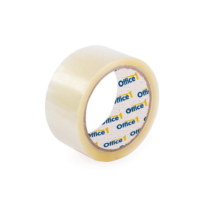 Banda de ambalare Office 1, 48 mm x 66 m, incolora