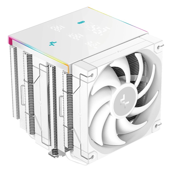 Охладител за процесор DeepCool CPU Cooler AK620 DIGITAL PRO WH - Dual-Tower - LGA1851/AM5 R-AK620-WHAPMN-G