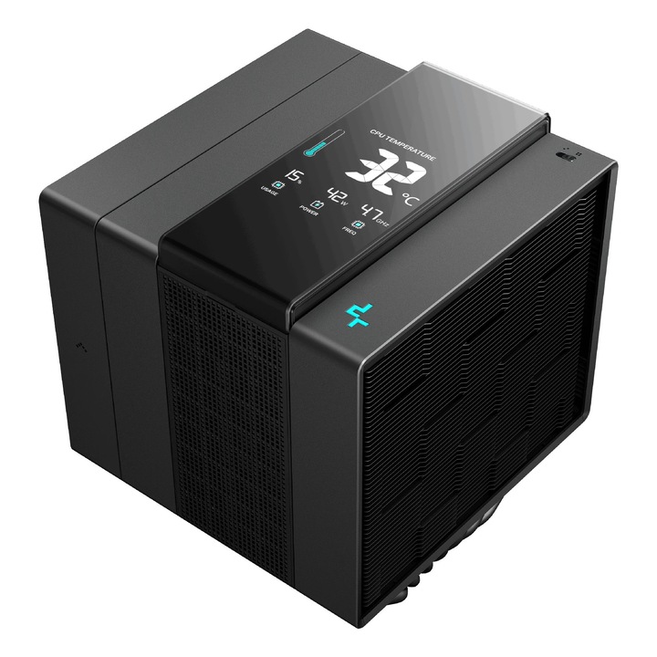 Охладител за процесор DeepCool CPU Cooler ASSASSIN IV VC VISION - Vapor Chamber, Dual-Tower R-ASN4-BKNVMD-G