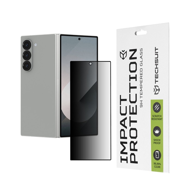 Стъклен протектор за Samsung Galaxy Z Fold6 - Smartphosis Privacy - Черен
