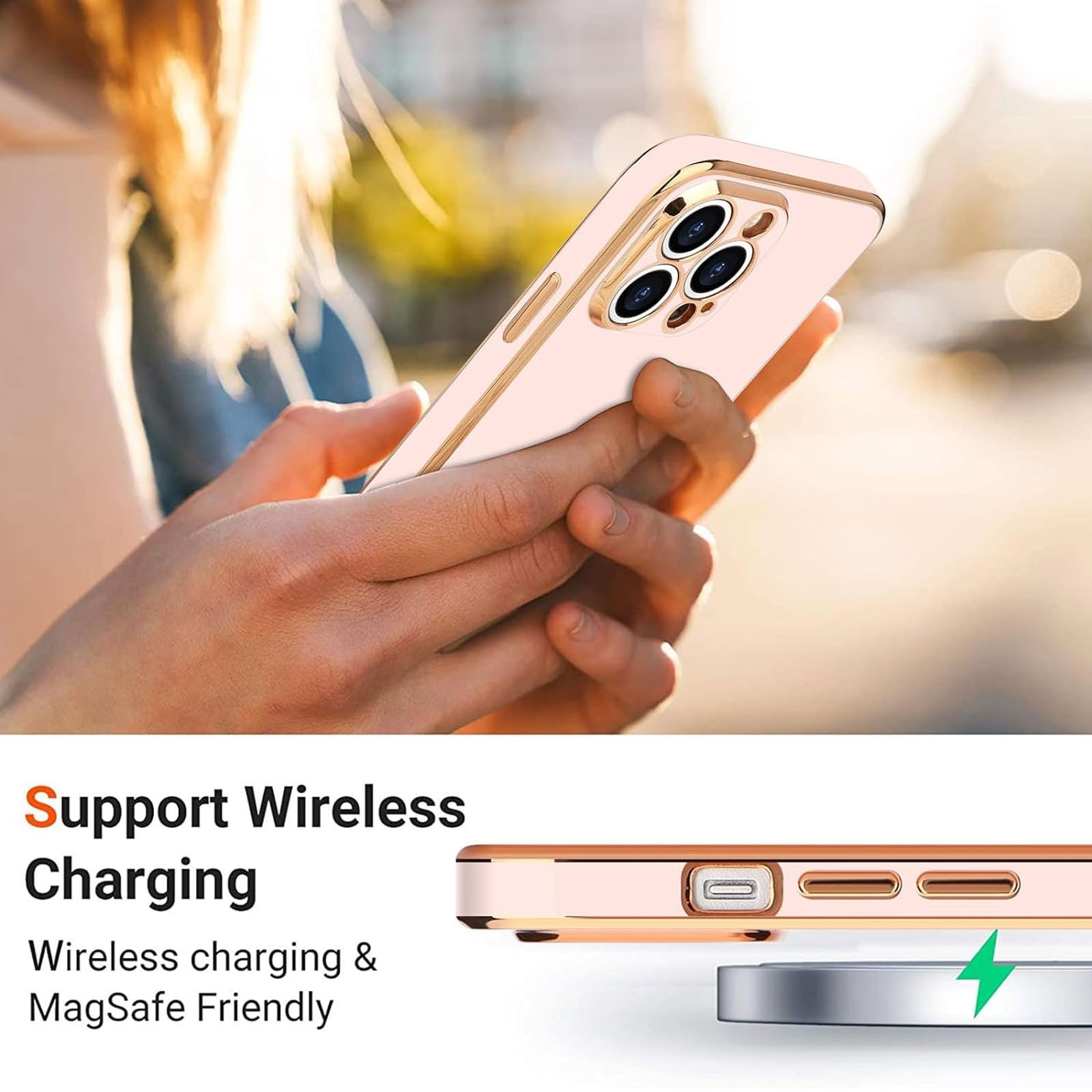 Husa telefon compatibila iPhone 15, Hggzeg, Husa protectie, Antizgarieturi si rezistent la socuri, Margini ridicate pentru protectia ecranului, Protectie Camera, Usor de instalat, TPU, Negru