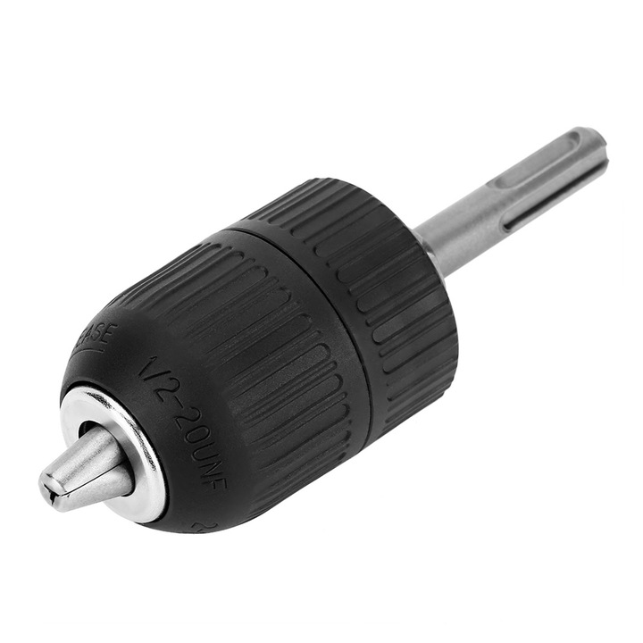 Adaptor SDS cu schimbare rapida, AMRINUGL, design fara cheie, otel crom-vanadiu, rezistent la abraziune