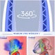 Ventilator portabil fara palete AMRINUGL, design casti, racire rapida, silentios, acumulator 3600mAh