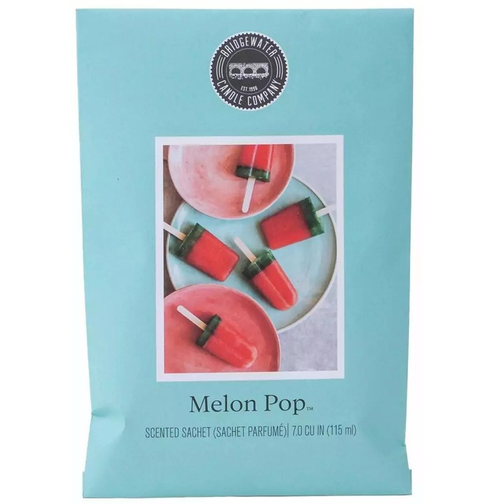 Освежител за въздух Melon Pop, Bridgewater Candle, плодова смес, 100 г