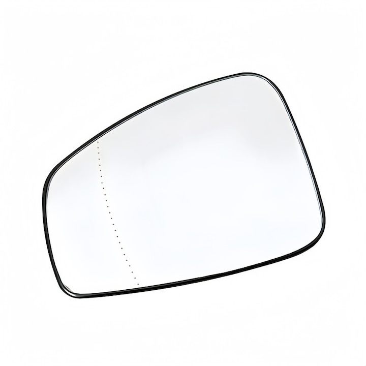 Sticla Oglinda, Stanga, SPARKZA, Pentru Renault Megane III, 2008-2016, Incalzita, Argintiu/Negru