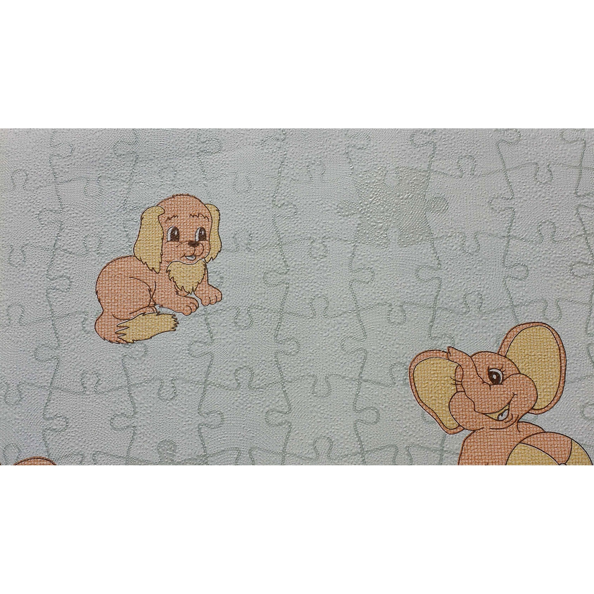 Tapet DEGRETS 515-4 hartie Puzzle albastru sizes 0.53m x 10.05m = 5.3 mp