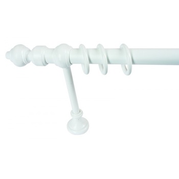 Galerie metal alb, 120cm, accesorii incluse, KIT COMPLET Galerie metal alb, 120cm, accesorii incluse, KIT COMPLET