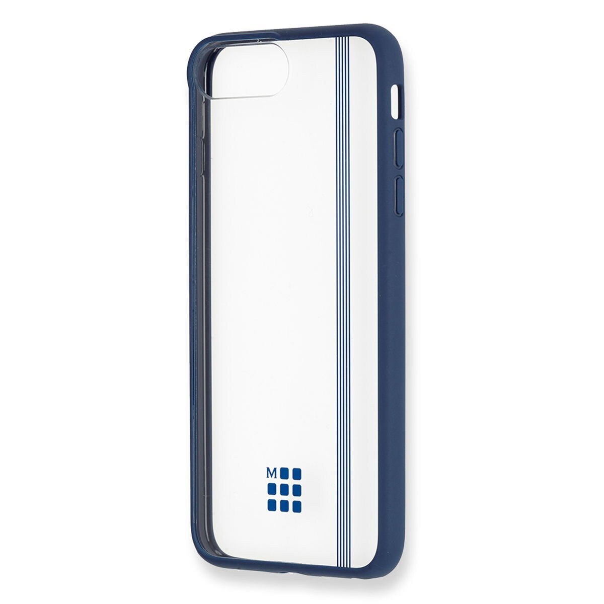 Carcasa albastra Hard Case Iphone 7 Plus Transparent Elastic