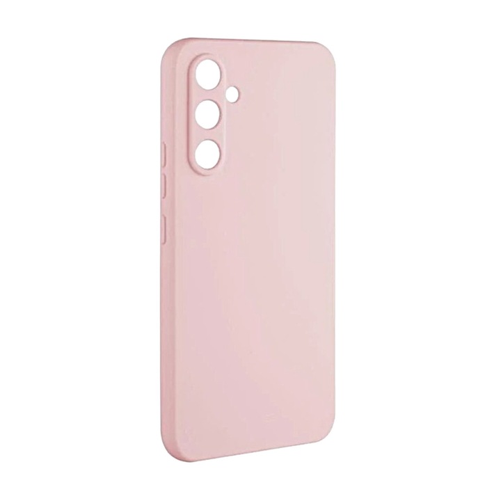 Telefontok kompatibilis Samsung Galaxy A35 5G - púder pink színű szilikon tok