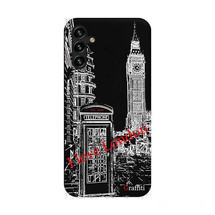 Telefontok Samsung Galaxy A35 5G - Graffiti No.200 mintás szilikon tok