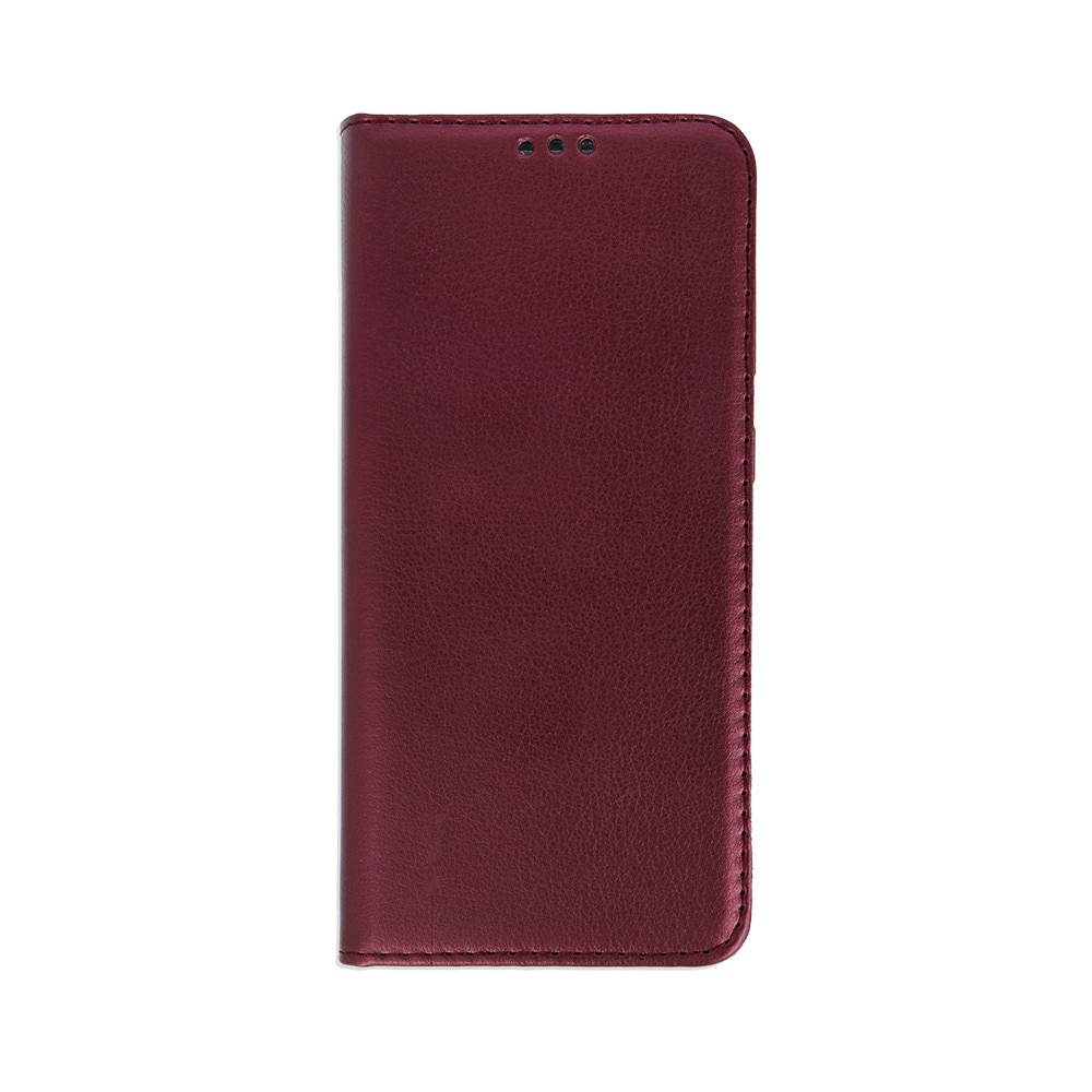 Husa telefon, Graffistore, Compatibila Honor X5c Plus, Smart Magnetic burgundy cu rama siliconica
