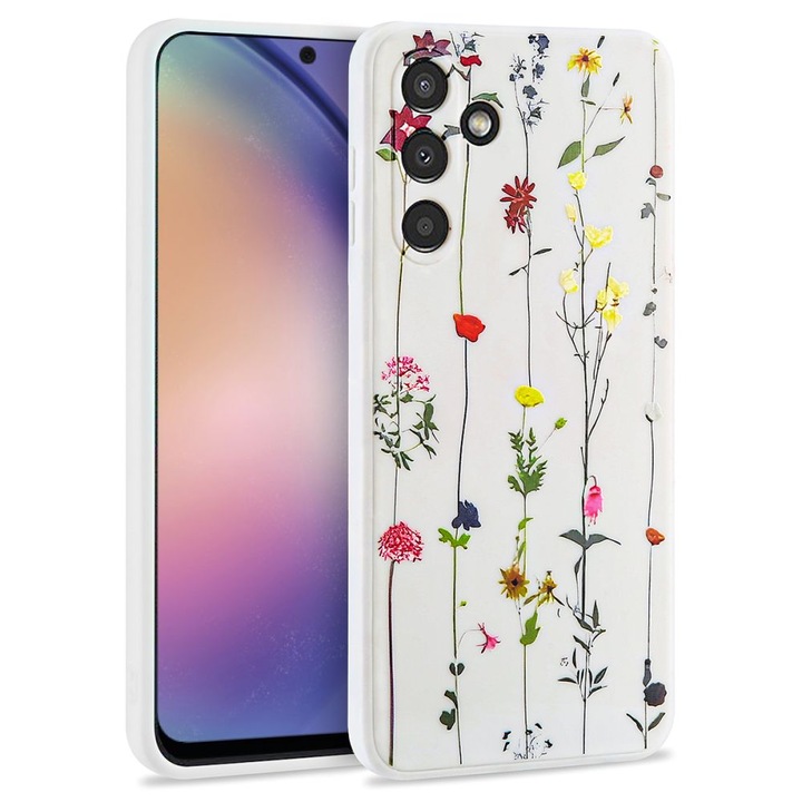Калъф fixGuard Mood за Samsung Galaxy A54 5G, Garden White