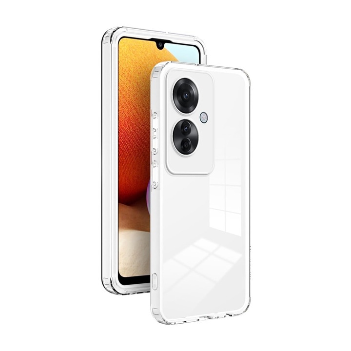 Кейс за телефон Oppo Reno11 F 5G с телефон - 2мм прозрачен силиконов гръб калъф