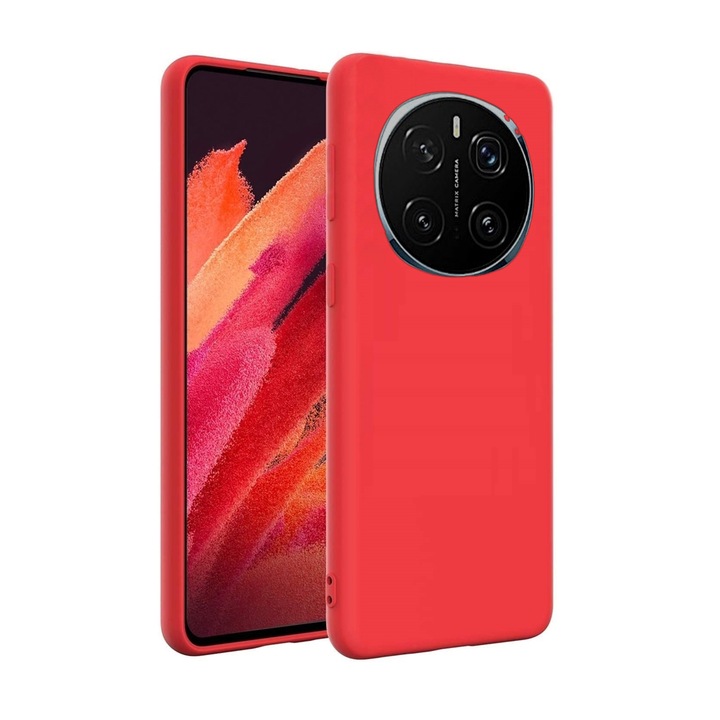 Калъф за телефон Honor Magic7 Pro с телефон - червен силиконов калъф за гръб ﻿