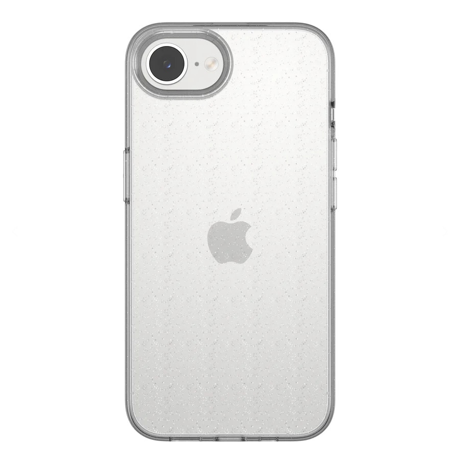 Husa de telefon Tokgalaxis compatibilă cu iPhone 17e - Carcasă transparentă cu sclipici