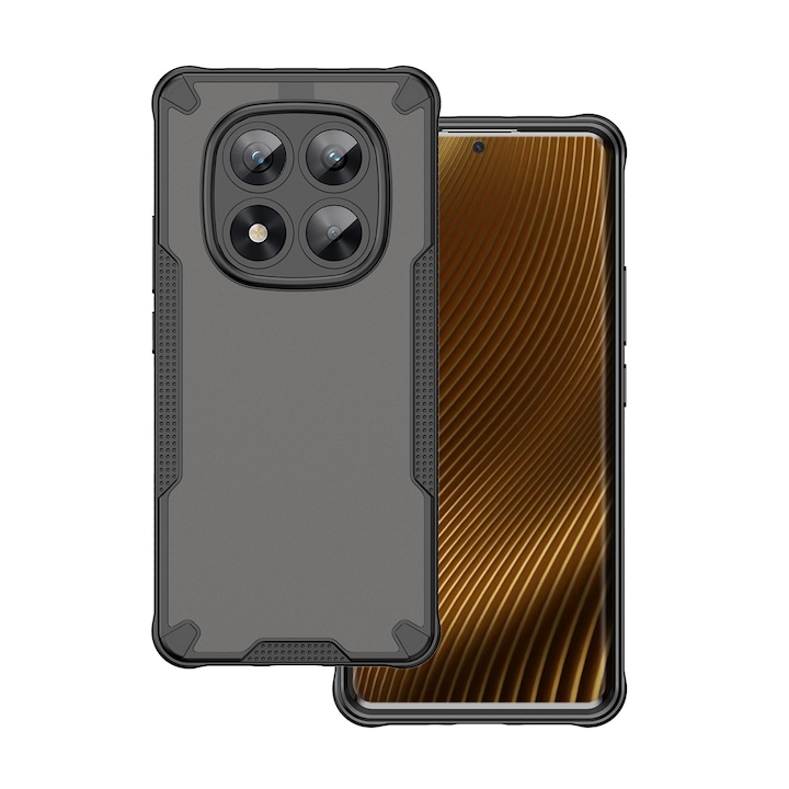 Carcasa Tech-Protect Rugged Shield compatibila cu Xiaomi Redmi Note 15 Pro 5G, Negru