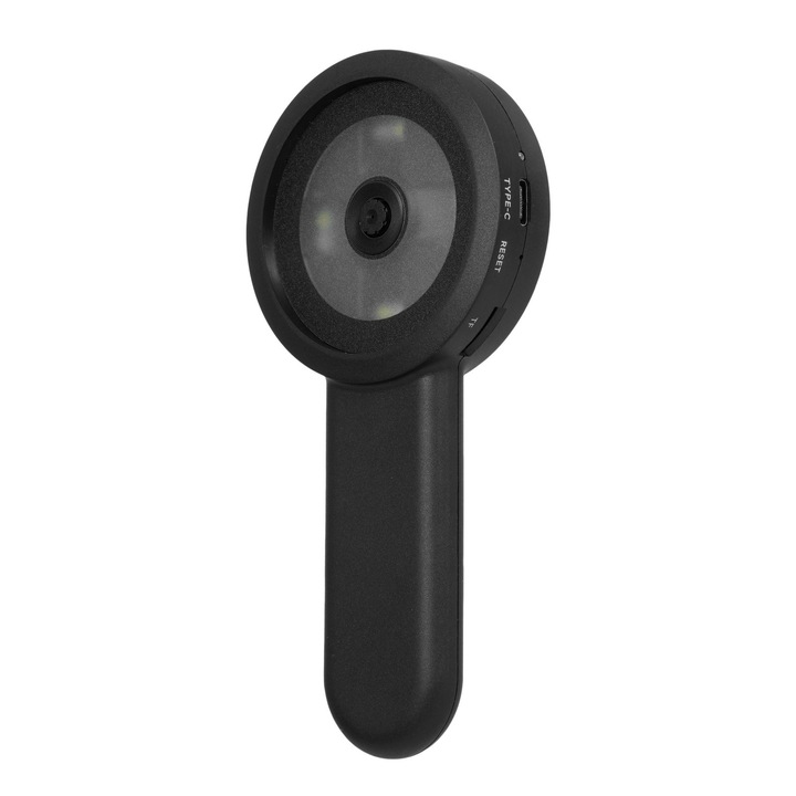 Lupa digitala cu ecran IPS de 2.0 inch, Uudeals®, iluminare alba si violeta, portabila, cu baterie reincarcabila, 138x66x18mm