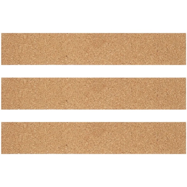 Banda de pluta autoadeziva, maro, 30x5x1.2cm, set 3 bucati