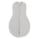 Sistem de infasat cu fermoar dublu Kidizi® SnugPod UP Grey M pentru bebelusi cu greutate de 3.8-7 kg, 0.5 tog