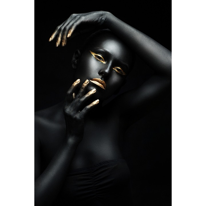 Tablou print pe canvas " PPF BGold GnB9" 40x60 cm