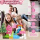 Mágneses építőkészlet, 100 db, Unikornis mágneses kockák, Montessori játék kisgyermekeknek, karácsonyi és születésnapi ajándék, STEM érzékszervi játék lányoknak