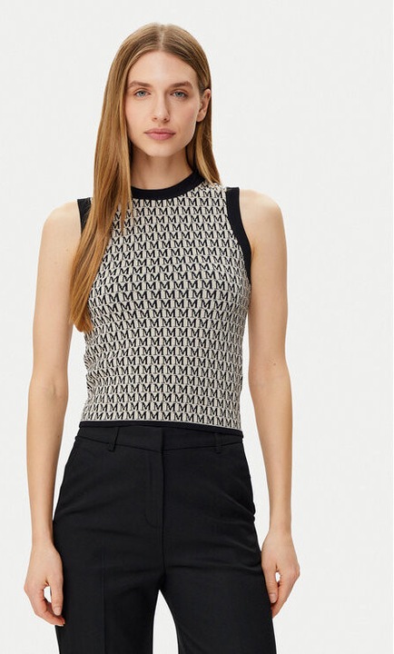 Top dama, Morgan, 305253156, Viscoza/Poliamida, Negru, Negru