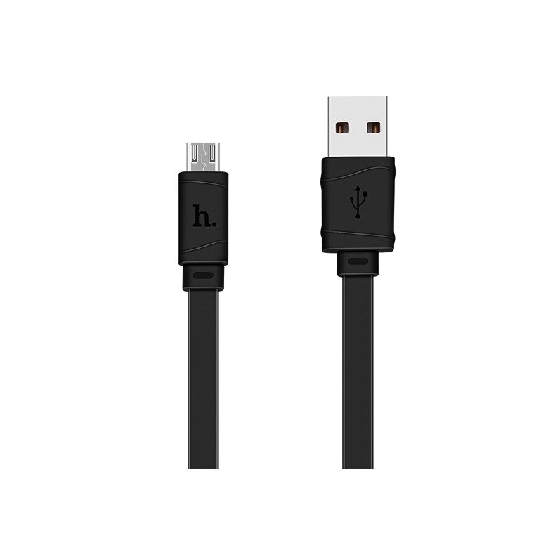 Cablu de date/incarcare, Hoco, X5 Bamboo, Micro USB, black
