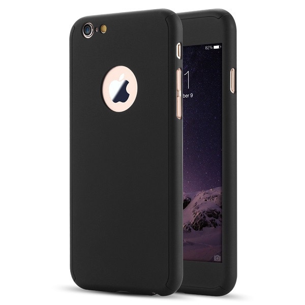 Husa de protectie 360, Mad, pentru Apple iPhone 6, Negru