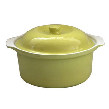 Oala ceramica cu capac CERUTIL 0,75l 16x7cm verde Oala ceramica cu capac CERUTIL 0,75l 16x7cm verde