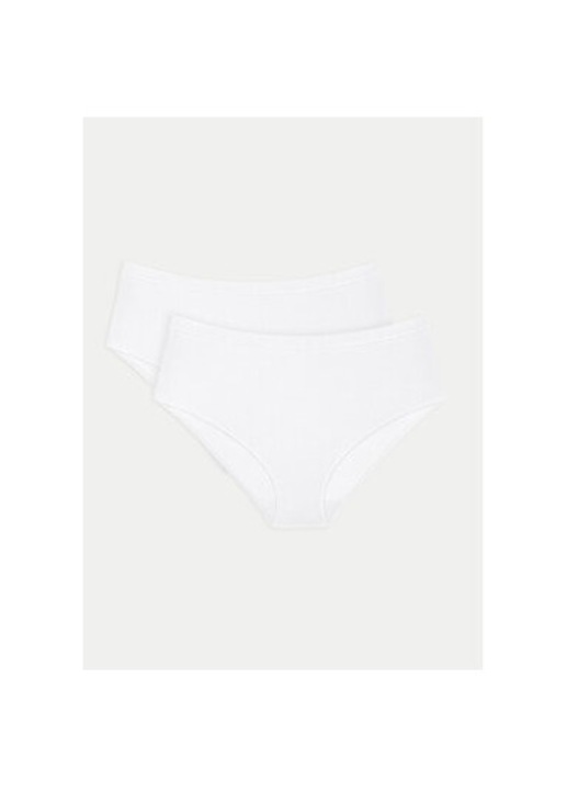 2 db-os női bugyi szett, Triumph, 304975110, Modál, Fehér, Fehér