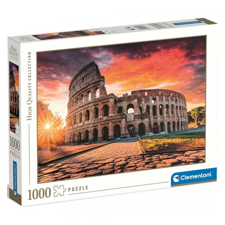Clementoni 5398225 Naplemente a Colosseumnál HQC 1000 db-os puzzle - Clementoni