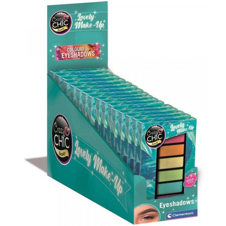 Clementoni 5181827 Crazy Chic: Tropical Vibe szemhéjfesték 1db - Clementoni