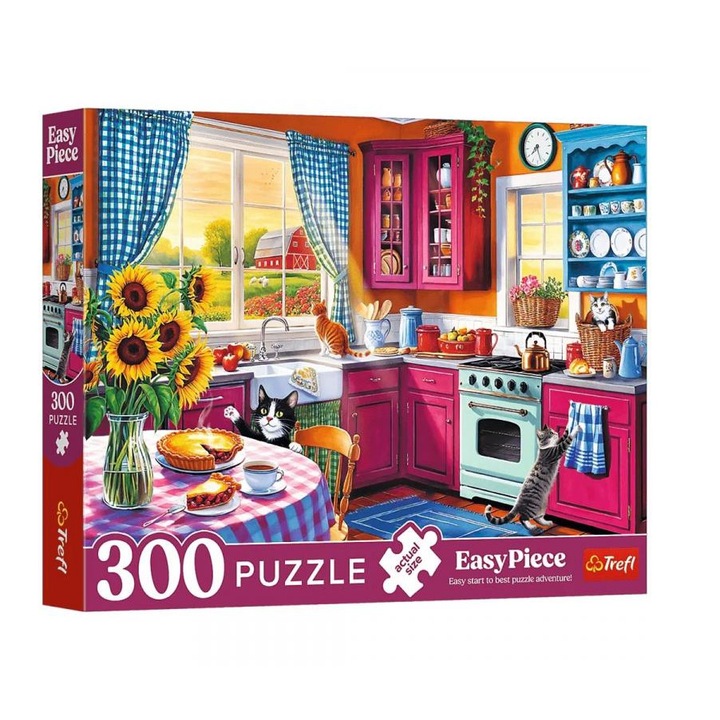 Trefl 300 db-os XXL puzzle - Easy Piece - Reggel a konyhában (23102)