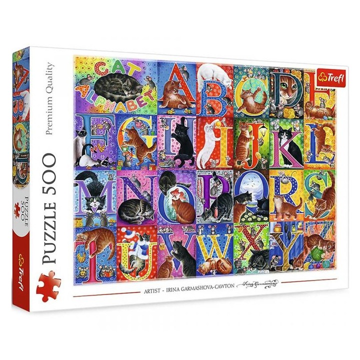 Trefl 500 db-os puzzle - Cica ABC (37527)