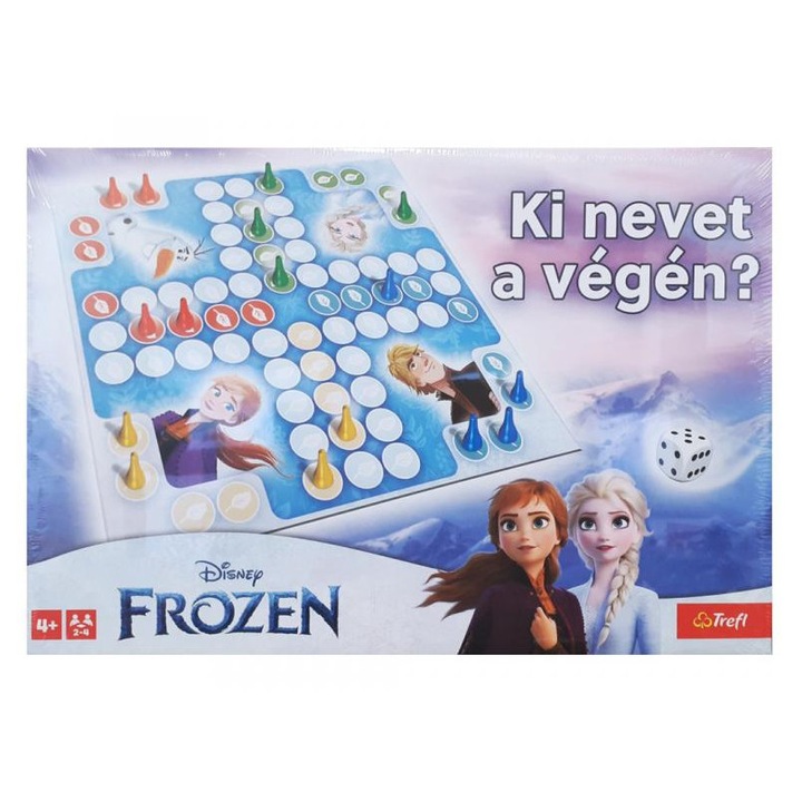 Trefl 1027419 Disney Jégvarázs ki nevet a végén társasjáték - Trefl