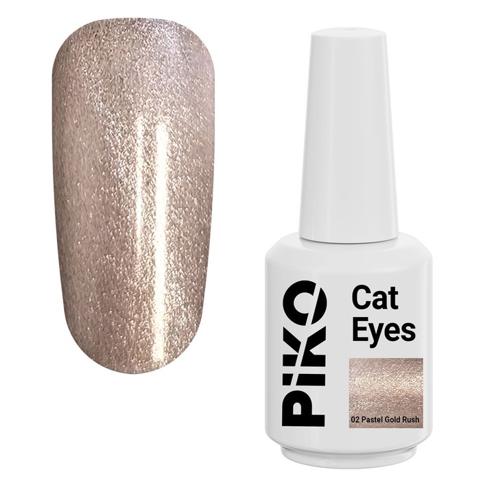 Oja semipermanenta Piko Cat Eyes 15 g 02 Pastel Gold Rush