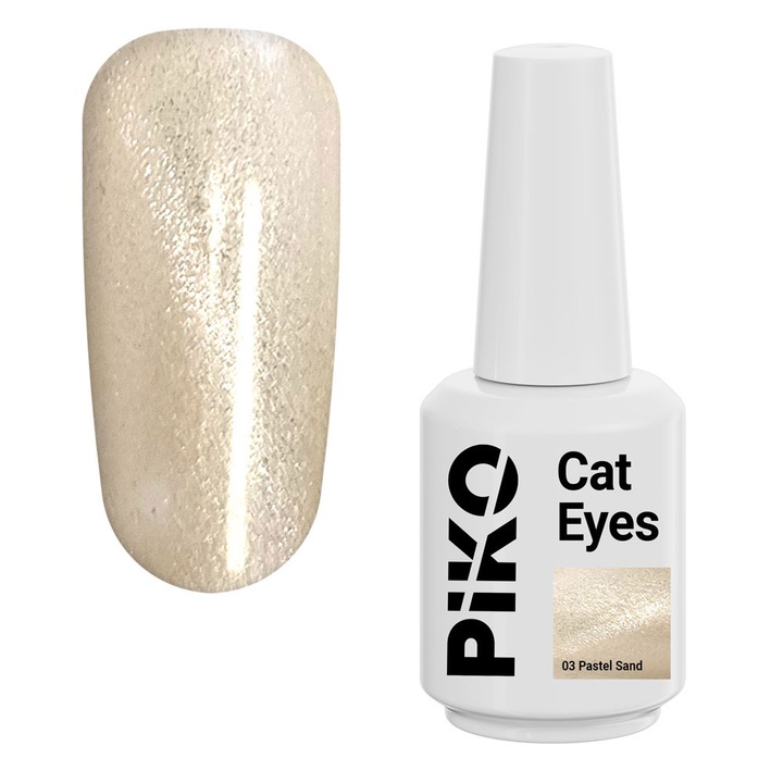 Oja semipermanenta Piko Cat Eyes 15 g 03 Pastel Sand