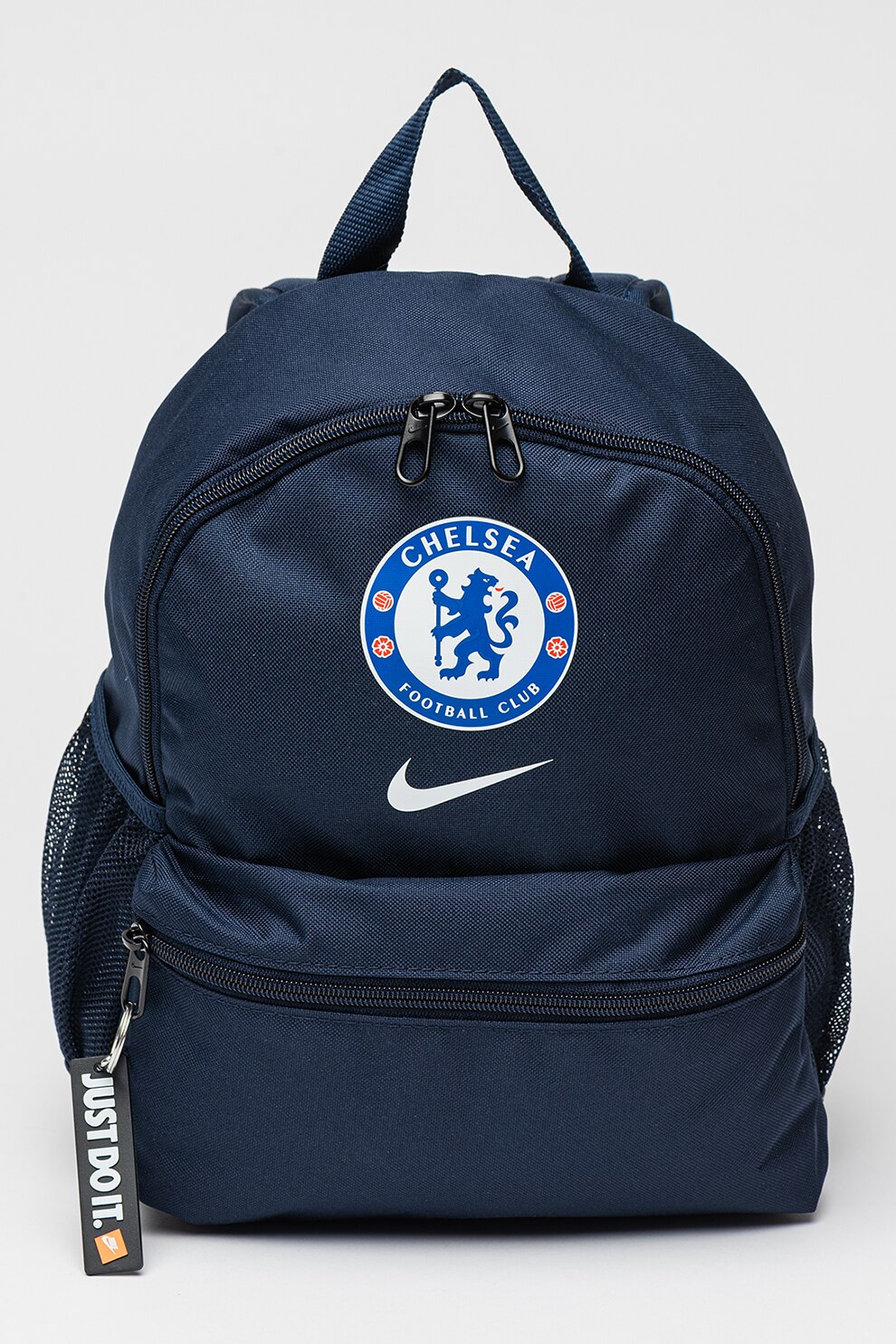 Nike, Rucsac unisex pentru fotbal Chelsea F.C. - 11 L, Alb optic, Bleumarin