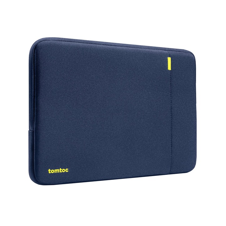 Husa Tomtoc Defender-A13 Sleeve Pentru Laptop / Macbook Pro / Air, 15 inch, Albastru marin