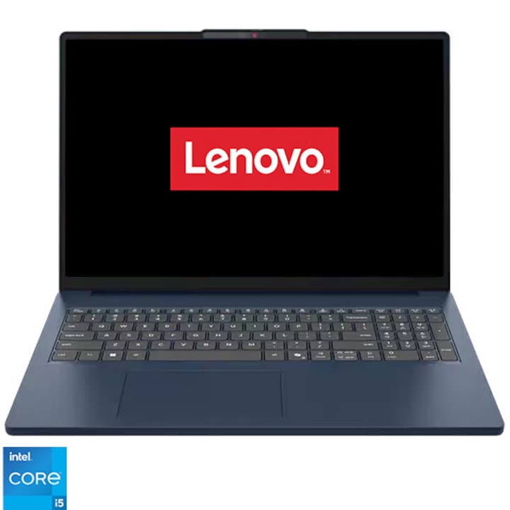 Лаптоп Lenovo IdeaPad Slim 3 16IRH10, Intel® Core™ i5-13420H, 16" WUXGA, IPS, 24GB DDR5 RAM, 1TB SSD, Intel® UHD Graphics, No OS, Cosmic Blue