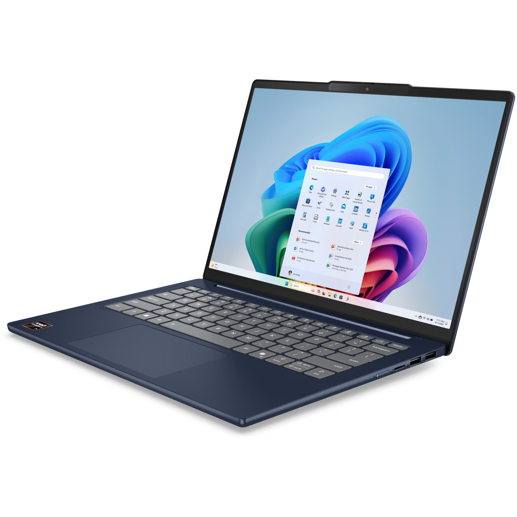 Laptop Lenovo IdeaPad Slim 5 14AKP10 cu procesor AMD Ryzen™ AI 5
