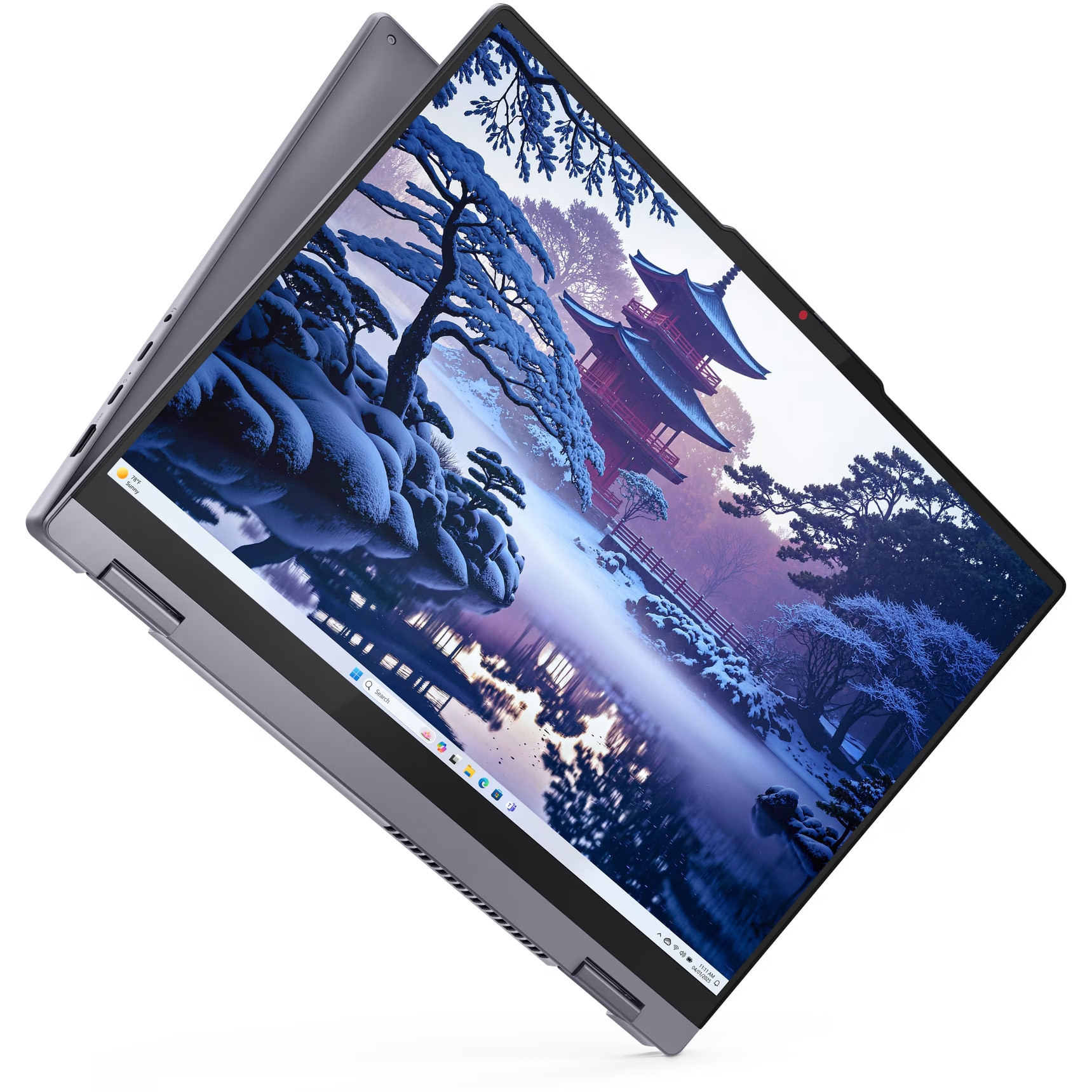 Laptop Lenovo IdeaPad 5 2-in-1 16IAL10 cu procesor Intel® Core™ Ultra 7 255H pana la 5.1GHz, 16" WUXGA, IPS, Touch, 16GB LPDDR5x RAM, 1TB SSD, Intel® Arc™ 140T, Windows® 11 Home, Luna Grey