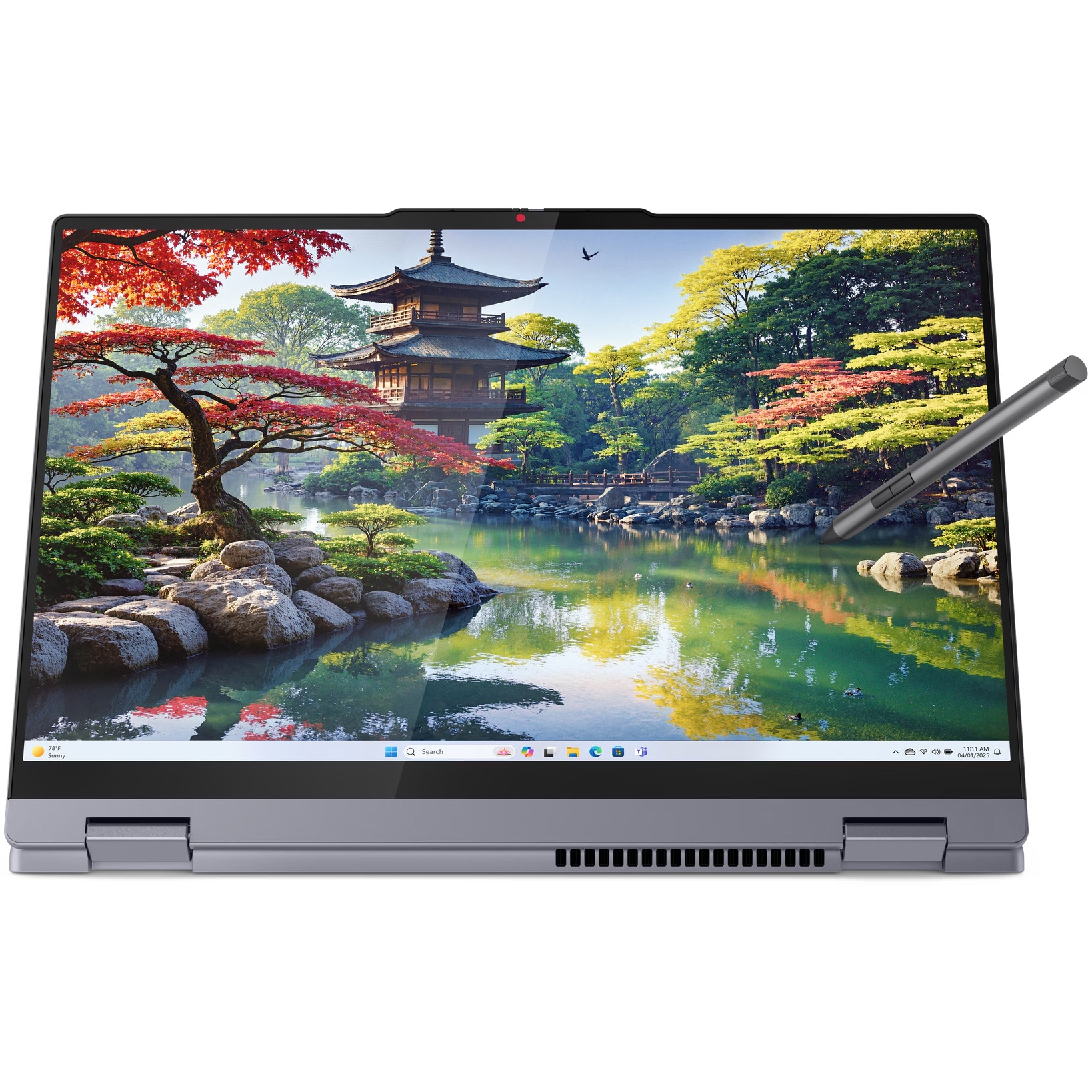 Laptop Lenovo IdeaPad 5 2-in-1 16IAL10 cu procesor Intel® Core™ Ultra 7 255H pana la 5.1GHz, 16" WUXGA, IPS, Touch, 16GB LPDDR5x RAM, 1TB SSD, Intel® Arc™ 140T, Windows® 11 Home, Luna Grey