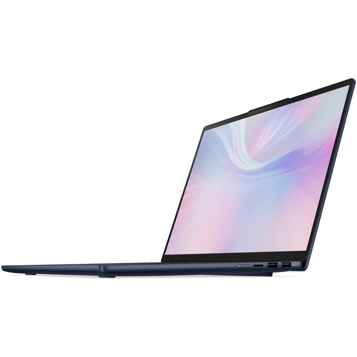 Лаптоп Lenovo IdeaPad Slim 5 16AHP10 с процесор AMD Ryzen™ 7 8845HS до 5.1GHz, 16" 2.8K, OLED, 120Hz, 32GB DDR5 RAM, 1TB SSD, AMD Radeon™ 780M Graphics, без операционна система, космическо синьо