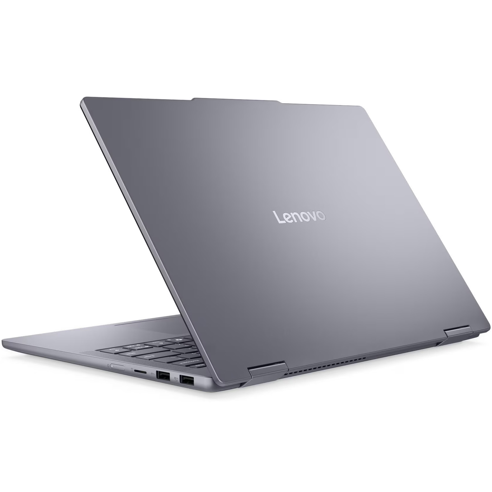 Laptop Lenovo IdeaPad 5 2-in-1 14IAL10 cu procesor Intel® Core™ Ultra 5 225H pana la 4.9GHz, 14'', WUXGA, OLED, Touch, 16GB LPDDR5x RAM, 1TB SSD, Intel® Arc™ 130T, No OS, Luna Grey