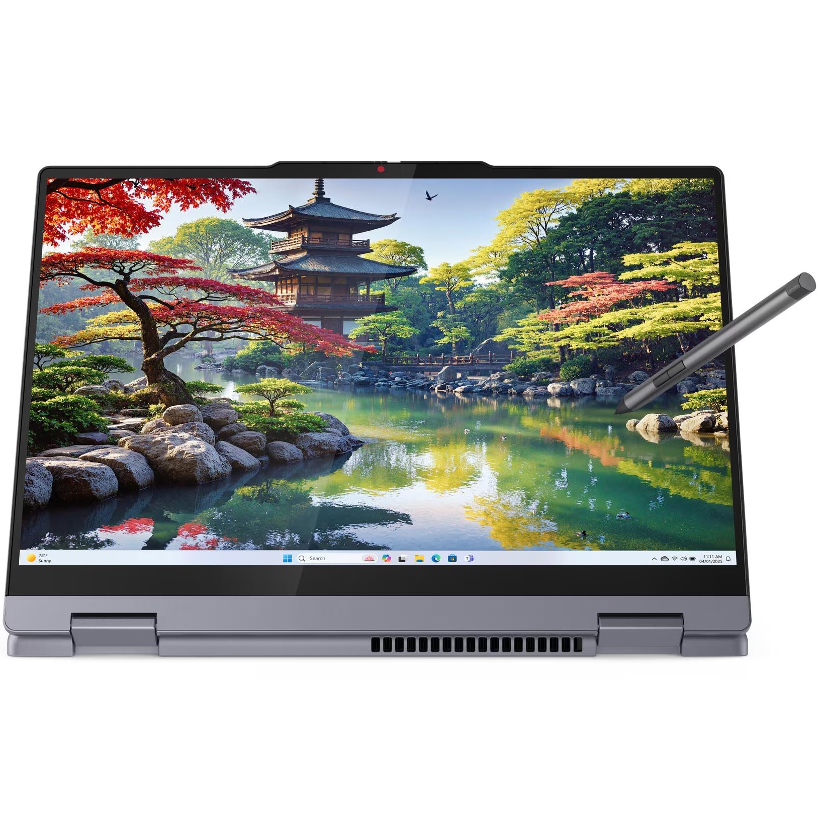 Laptop Lenovo IdeaPad 5 2-in-1 14IAL10 cu procesor Intel® Core™ Ultra 5 225H pana la 4.9GHz, 14'', WUXGA, OLED, Touch, 16GB LPDDR5x RAM, 1TB SSD, Intel® Arc™ 130T, No OS, Luna Grey
