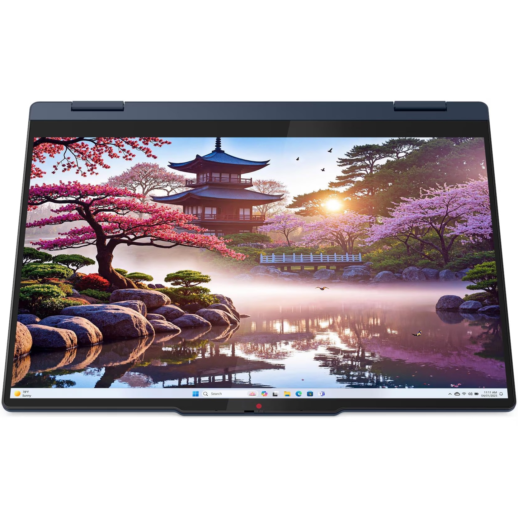 Laptop Lenovo IdeaPad 5 2-in-1 14AKP10 cu procesor AMD Ryzen™ AI 5 340 pana la 4.8GHz, 14" WUXGA, OLED, Touch, 16GB LPDDR5x RAM, 1TB SSD, AMD Radeon™ 840M Graphics, No OS, Cosmic Blue