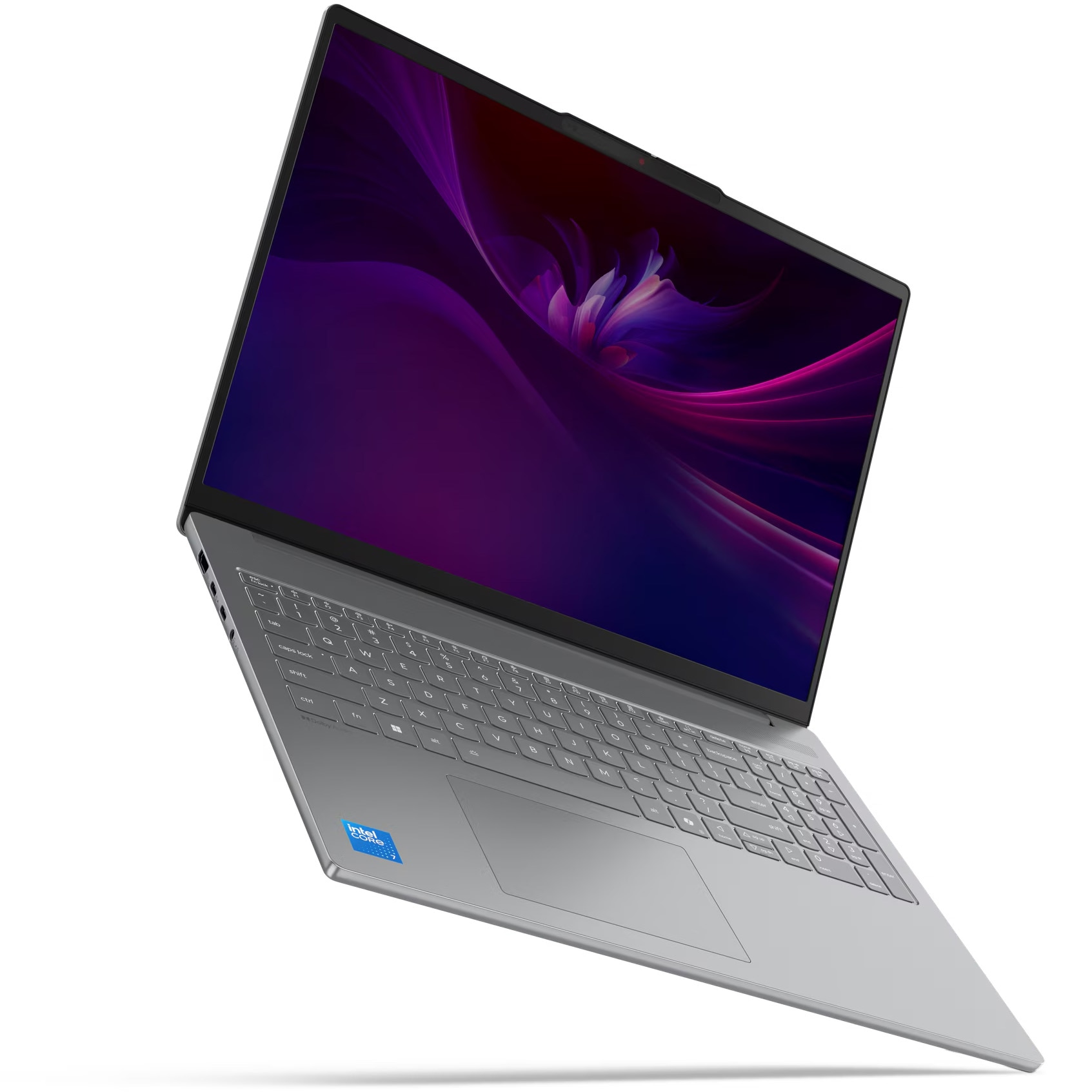 Laptop Lenovo IdeaPad Slim 5 16IRH10R cu procesor Intel® Core™ 7 240H pana la 5.2GHz, 16" 2.8K, OLED, 120Hz, 32GB DDR5 RAM, 1TB SSD, Intel® Graphics, No OS, Luna Grey
